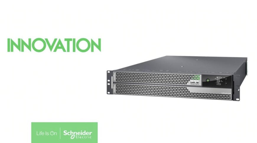 SCHNEIDER ELECTRIC PRESENTA APC SMART-UPS ULTRA, L'UPS MONOFASE DA 5 KW PIÙ PICCOLO E LEGGERO PRESENTE